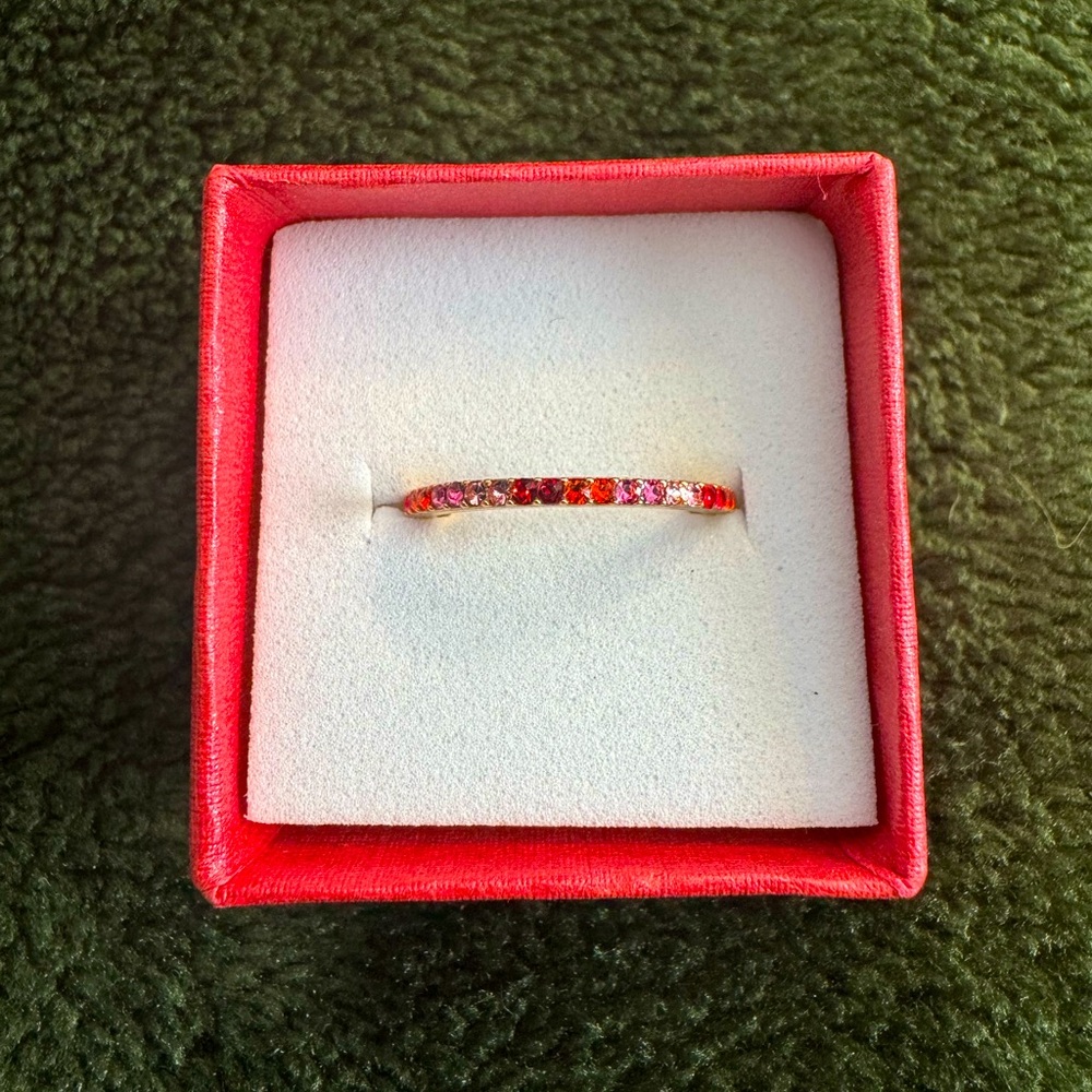 Kate Spade Ring it Up eternity band Size 5